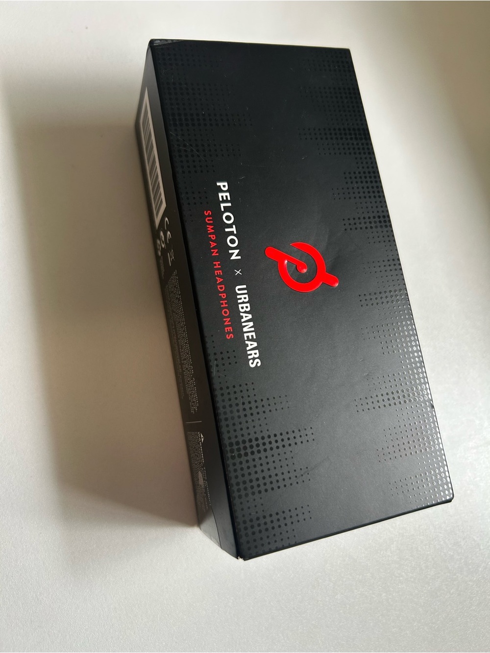 Peloton x Urbanears Black and Red Earbud Headphones
